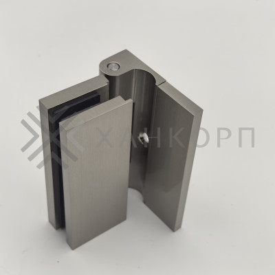 Петля Гера FDP-120 стена-стекло 90˚ открывание наружу, латунь/матовый