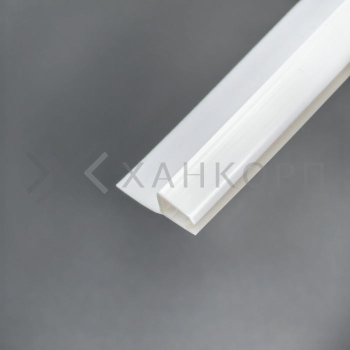 Уплотнитель ПРЕМИУМ Ц-образный белый 2.5 м, ус 16 мм под стекло 8 мм FDPP-415.8