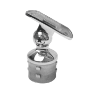 Наконечник шаровой FOP-38.24 регулируемый для трубы O38 мм с ложем O50.8 мм, GRIT 600, нержавейка/полированный