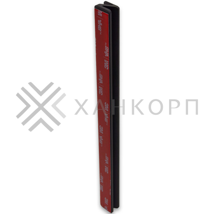 Ручка-купе FDR-303 для стеклянной двери, алюминий/черный