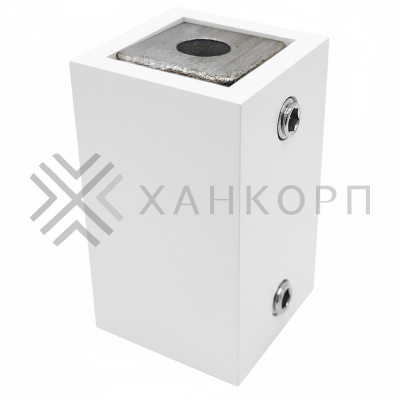 Крепление FDC-60 трубы 15х15 к стене, нержавейка/белый