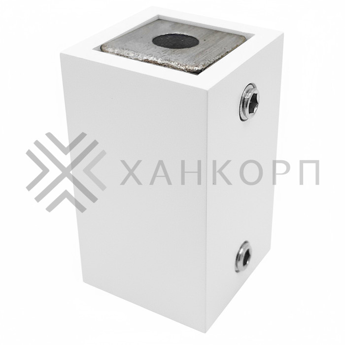 Крепление FDC-60 трубы 15х15 к стене, нержавейка/белый
