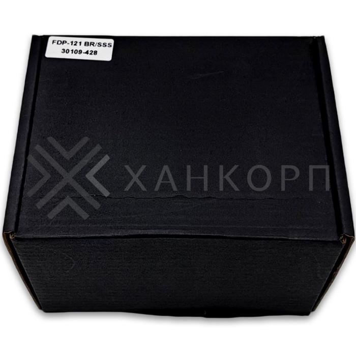 Петля Гера FDP-121 стекло-стекло 180˚, латунь/матовый