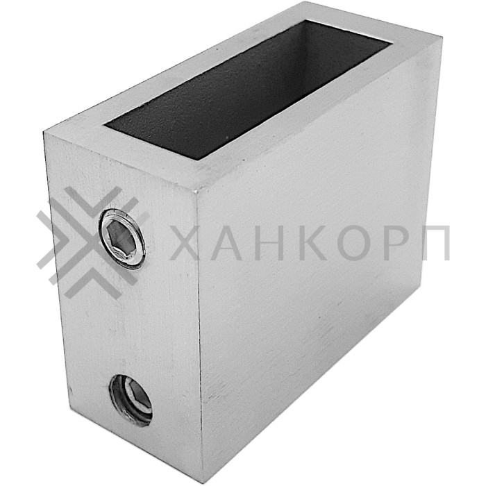 Крепление FDC-30 трубы 30х10 к стене, нержавейка/матовый