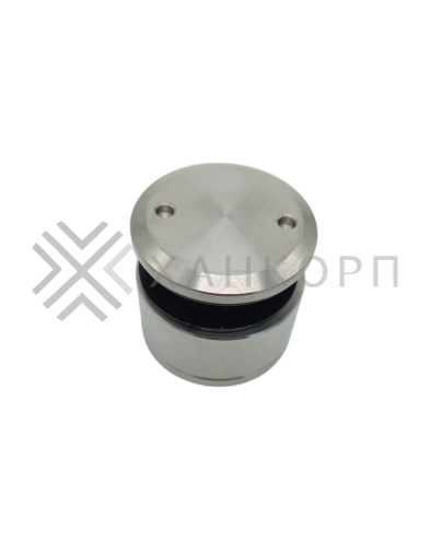 Точечное крепление FKK-20, 19-26 мм без зенковки Ø35 мм регулируемое для стекла 10-12 мм, нержавейка/матовый