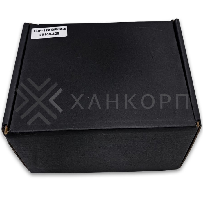 Петля Гера FDP-122 стена-стекло 90˚ открывание внутрь, латунь/матовый