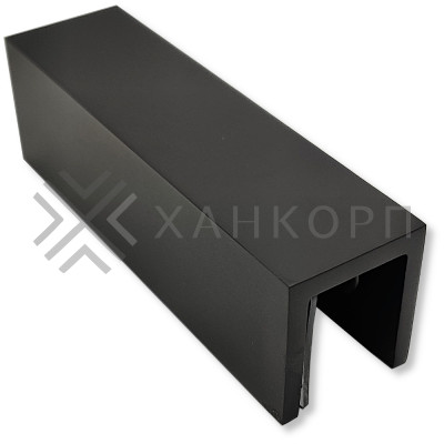 Коннектор Орион FDK-52 верхний стекло-стекло 180˚ нержавейка/черный