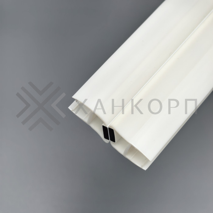 Уплотнитель магнитный ПРЕМИУМ 135°, 180° белый 2.5 м под стекло 8 мм FDPP-511.8