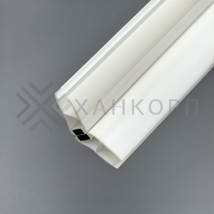 Уплотнитель магнитный ПРЕМИУМ 135°, 180° белый 2.5 м под стекло 8 мм FDPP-511.8