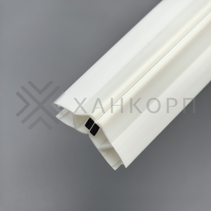 Уплотнитель магнитный ПРЕМИУМ 135°, 180° белый 2.5 м под стекло 8 мм FDPP-511.8