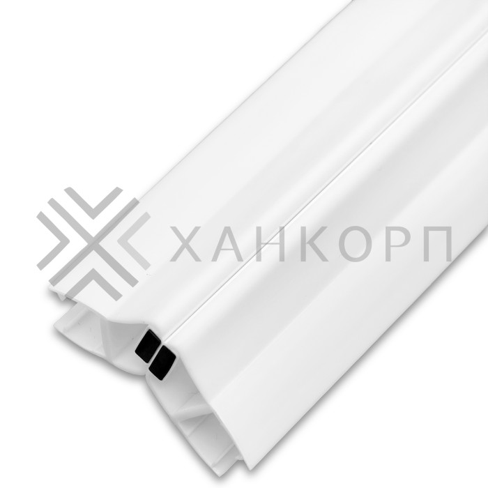 Уплотнитель магнитный ПРЕМИУМ 135°, 180° белый 2.5 м под стекло 8 мм FDPP-511.8