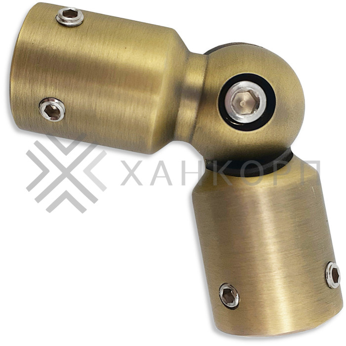 Соединитель FDC-13 трубы 19 90°-180°, нержавейка/бронза