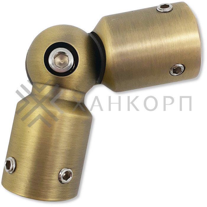 Соединитель FDC-13 трубы 19 90°-180°, нержавейка/бронза