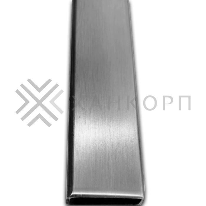 Труба FDT-392, 30х10х2 мм 2 м, нержавейка/оружейная сталь