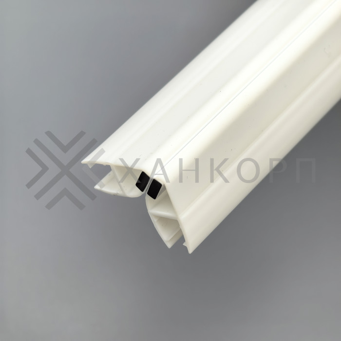 Уплотнитель ПРЕМИУМ магнитный 90°, 180° белый 2.5 м под стекло 8 мм FDPP-512.8