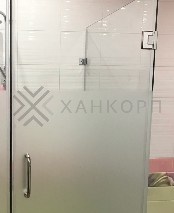 Петля Бета β FDP-23 стекло-стекло 90˚, нержавейка/полированный