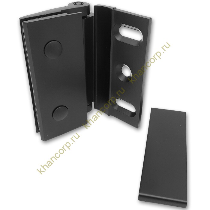 Петля Муза FDP-102 стена-стекло, открывание 90˚ наружу, латунь/черный