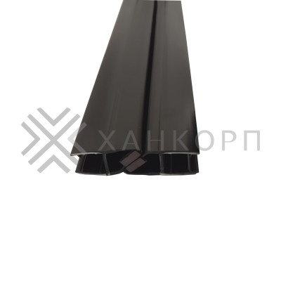 Уплотнитель ПРЕМИУМ магнитный 90°, 180° черный 3 м под стекло 8 мм FDPP-522.8