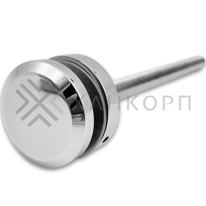 Стеклодержатель FKK-41.1, 10х10 мм Ø50 мм М12х1.75 для стекла, нержавейка/полированный