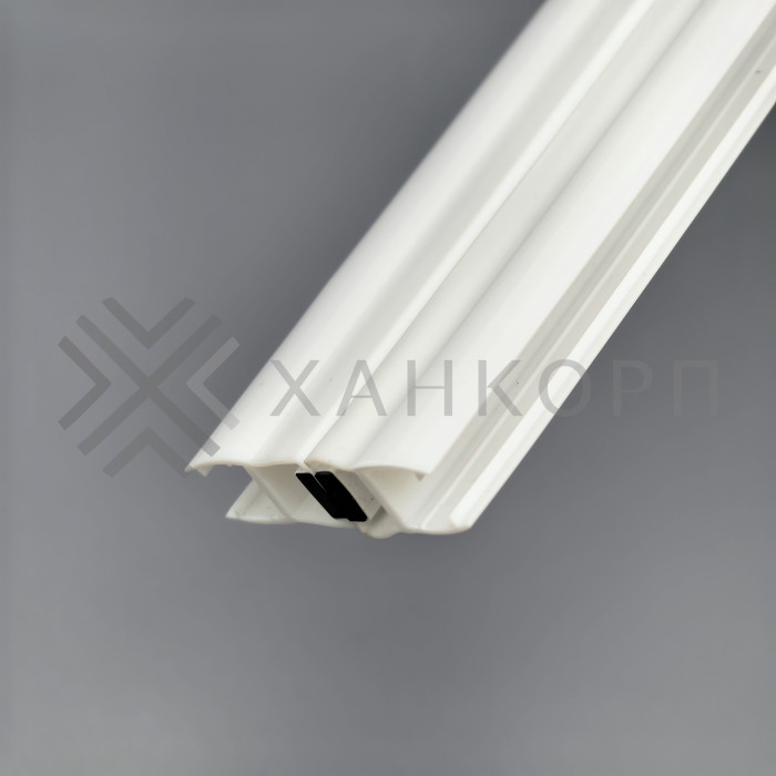 Уплотнитель магнитный ПРЕМИУМ 180° белый 2.5 м под стекло 8 мм FDPP-513.8