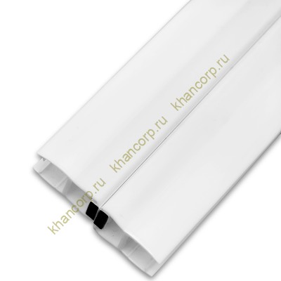 Уплотнитель магнитный ПРЕМИУМ 180° белый 2.5 м под стекло 8 мм FDPP-513.8