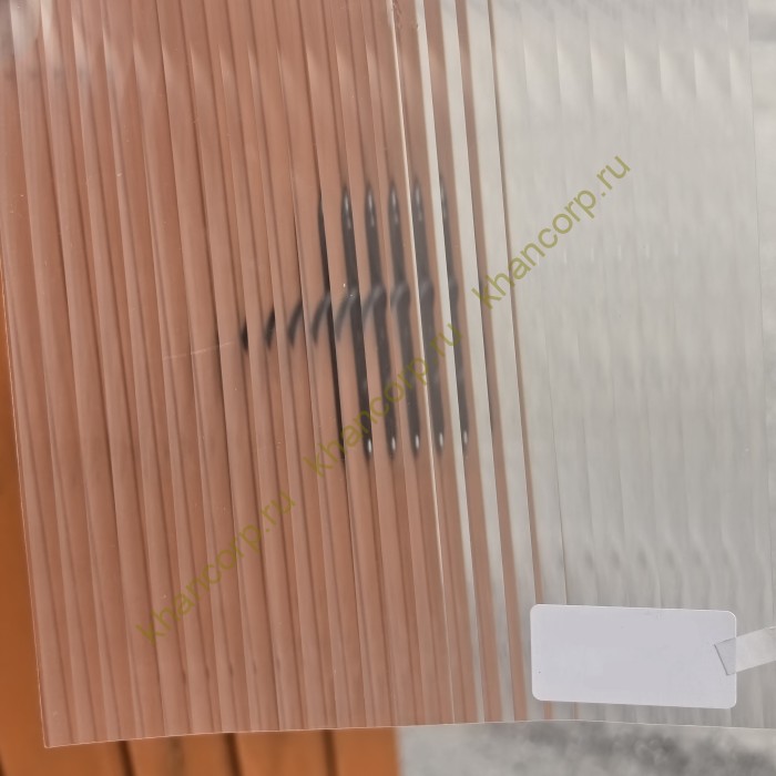 Декоративная пленка MORU прозрачная 1,52х3 м, шаг 6 мм