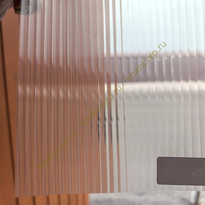 Декоративная пленка MORU прозрачная 1,52х3 м, шаг 6 мм