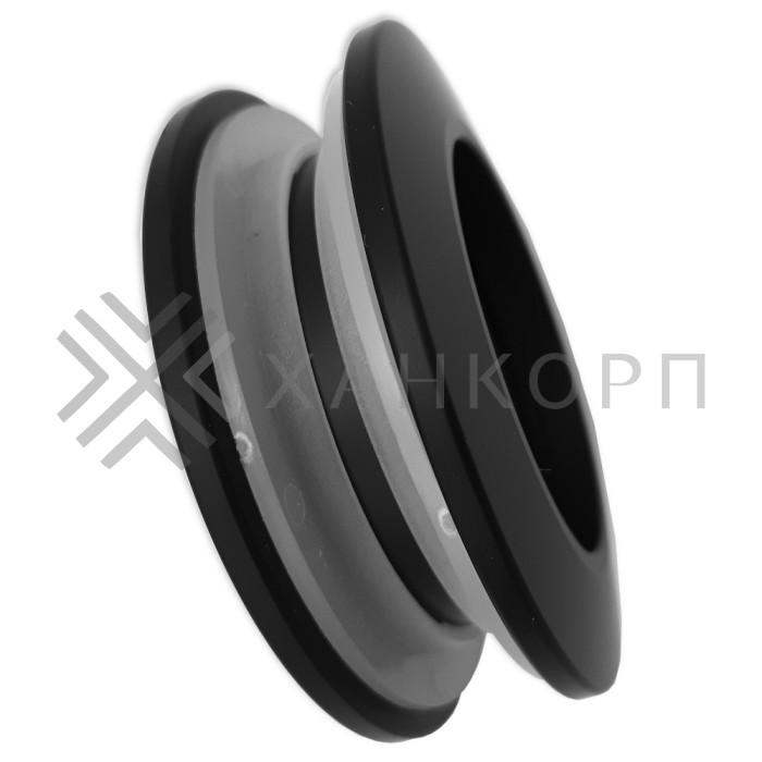 Ручка купе FDR-11, нержавейка/черный