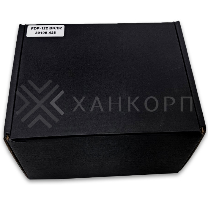 Петля Гера FDP-122 стена-стекло 90˚ открывание внутрь, латунь/бронза