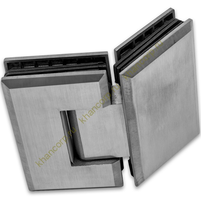 Петля Бета β FDP-24 стекло-стекло 135˚, нержавейка/матовый