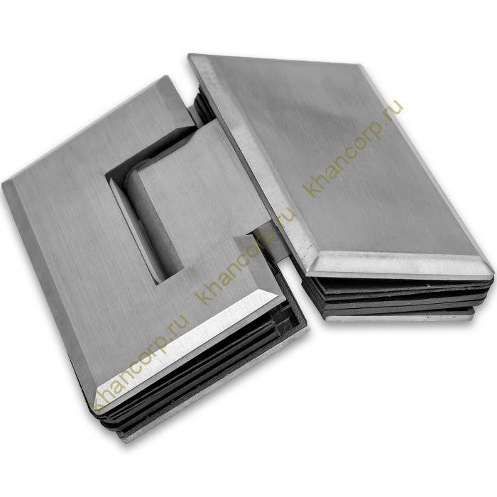 Петля Бета β FDP-24 стекло-стекло 135˚, нержавейка/матовый