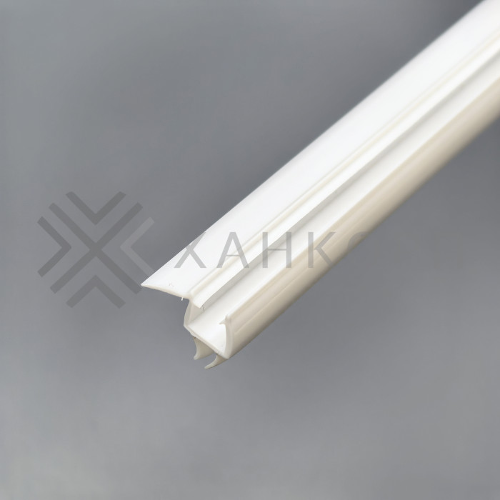 Уплотнитель ПРЕМИУМ нижний белый 1.1 м под стекло 8 мм FDPP-436.8