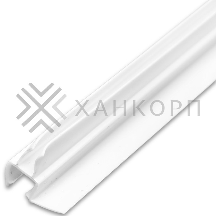 Уплотнитель ПРЕМИУМ нижний белый 1.1 м под стекло 8 мм FDPP-436.8