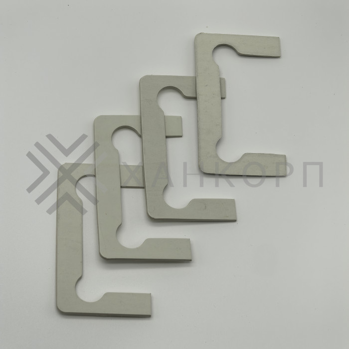 Комплект безасбестовых прокладок FDA-86 для петель с вырезом "Чебурашка", 4шт, белый