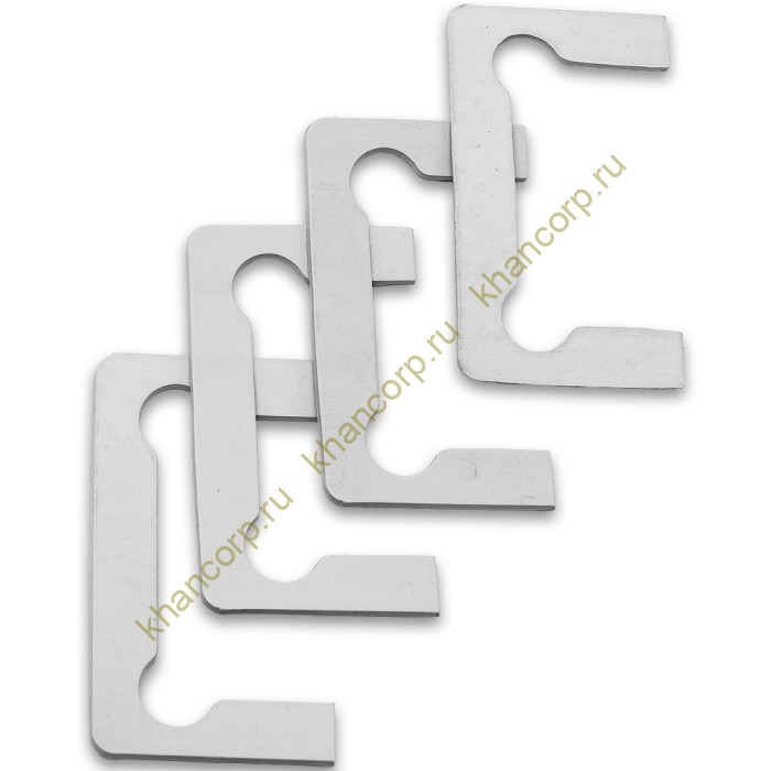 Комплект безасбестовых прокладок FDA-86 для петель с вырезом "Чебурашка", 4шт, белый