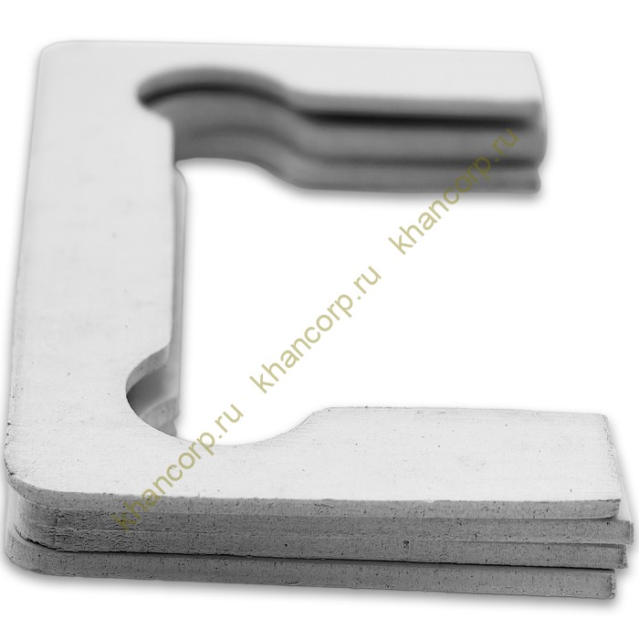 Комплект безасбестовых прокладок FDA-86 для петель с вырезом "Чебурашка", 4шт, белый