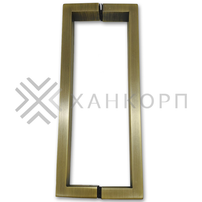 Ручка скоба FDR-78, 15х30х270х1.0 мм, нержавейка/бронза