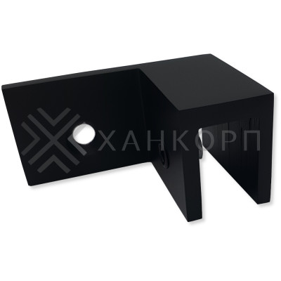 Коннектор Орион FDK-50R правый верхний стена-стекло 90˚ латунь/черный