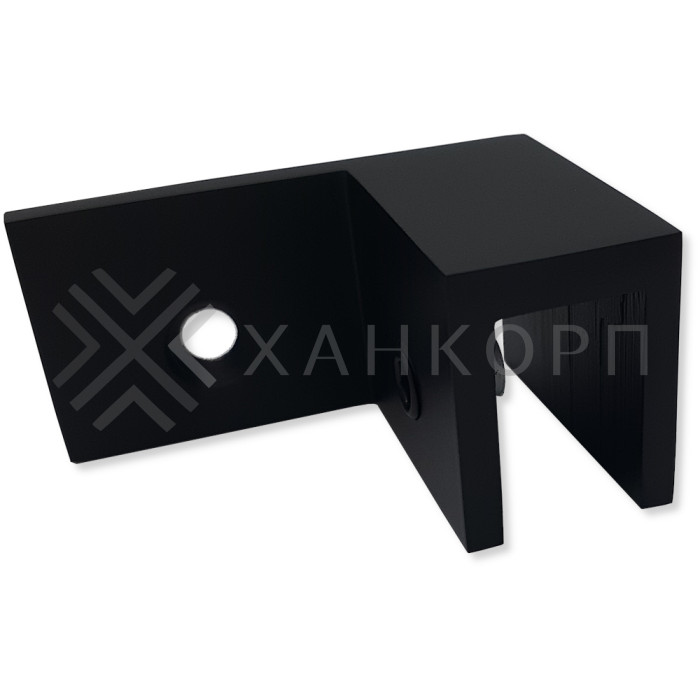 Коннектор Орион FDK-50R правый верхний стена-стекло 90˚ латунь/черный