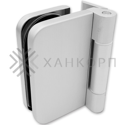 Петля FMP-13 для межкомнатной двери из стекла на коробку, алюминий/анодированный