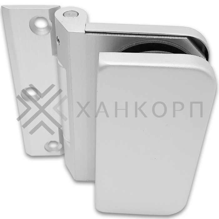 Петля FMP-13 для межкомнатной двери из стекла на коробку, алюминий/анодированный