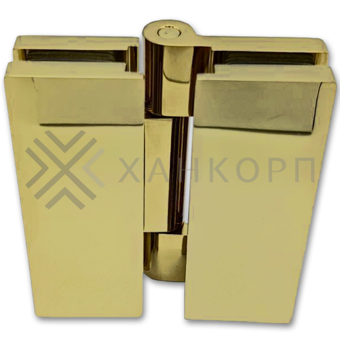 Петля Гера FDP-121 стекло-стекло 180˚, латунь/золото