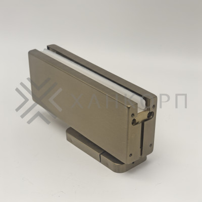 Петля с доводчиком FKD-04 , нагрузка от 60 до 85 кг, нержавейка/брашированное золото