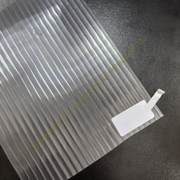 Декоративная пленка MORU прозрачная 1,52х5 м, шаг 6 мм