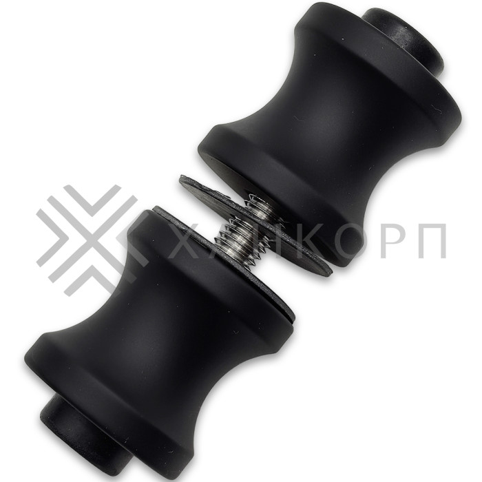 Ручка кноб FDR-65, алюминий/черный