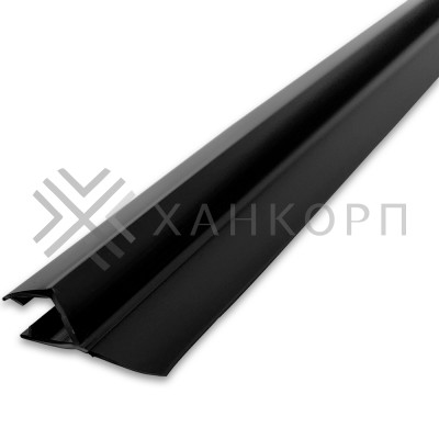 Уплотнитель ПРЕМИУМ Ц-образный черный 2.2 м, ус 13 мм под стекло 6 мм FDPP-405.6