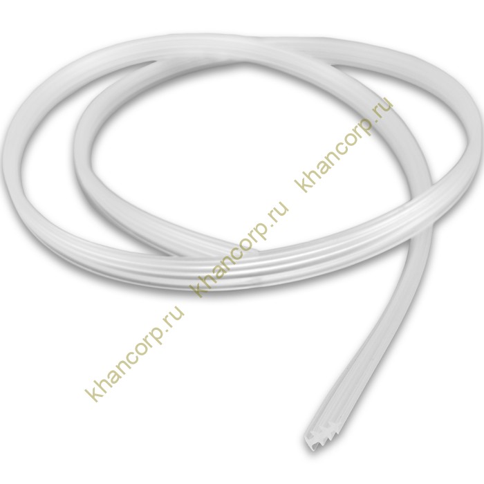 Уплотнитель-вставка FDPP-32.1 в П-профиль толщиной 1 мм, длина 1 м, Прозрачный