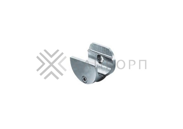 Крепление трубы 25 мм для раздвижной системы FDS-10 к стене, нержавейка/полированный
