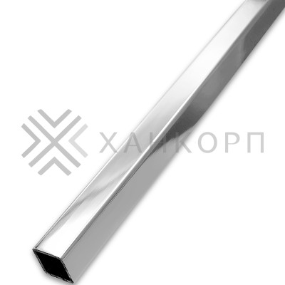 Труба FDT-552, 15х15х1.5 мм 2 м, нержавейка/полированный8K