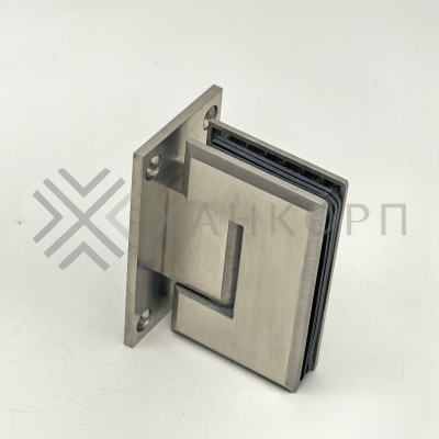 Петля Бета β FDP-21 стена-стекло центральное крепление, нержавейка/матовый